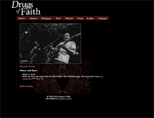 Tablet Screenshot of drugsoffaith.com